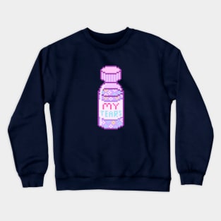 My tears bottle pixel art Crewneck Sweatshirt